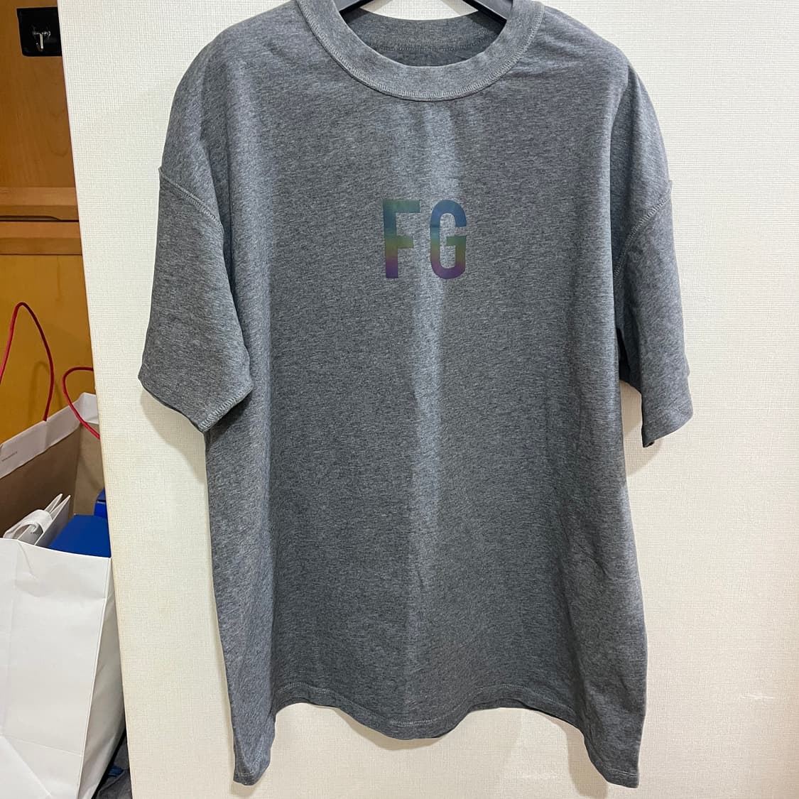 (오버핏 S) 피어오브갓 6TH 리플렉티브 반팔 티셔츠 상품이미지1