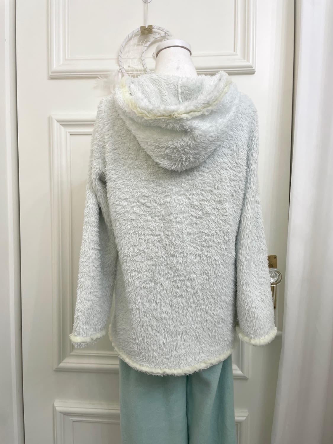 mint lace point hoodie top&basic cozy lo 상품이미지4