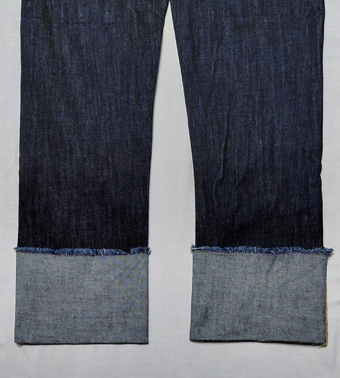 (무료배송) 세미쿠튀르(SEMICOUTURE) 와이드 턴업 생지 데님 상품이미지7