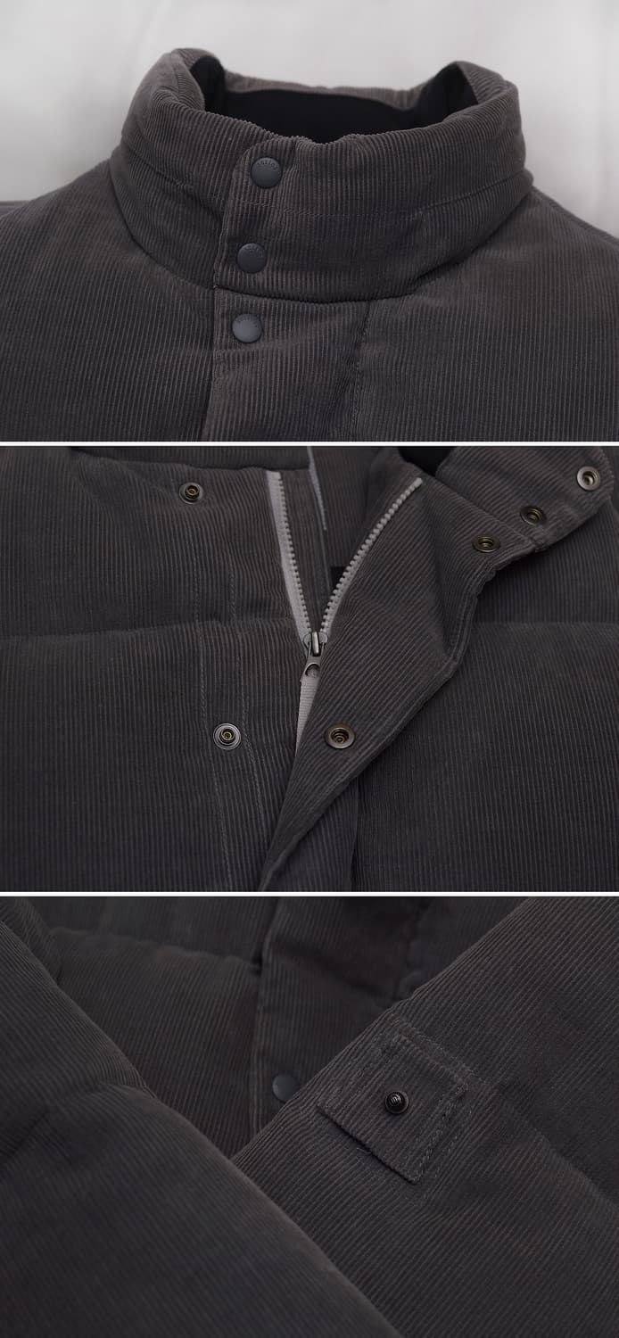시리즈 (series) 투르쿠 코듀로이 헤비 구스다운 숏패딩 (100+) 상품이미지9