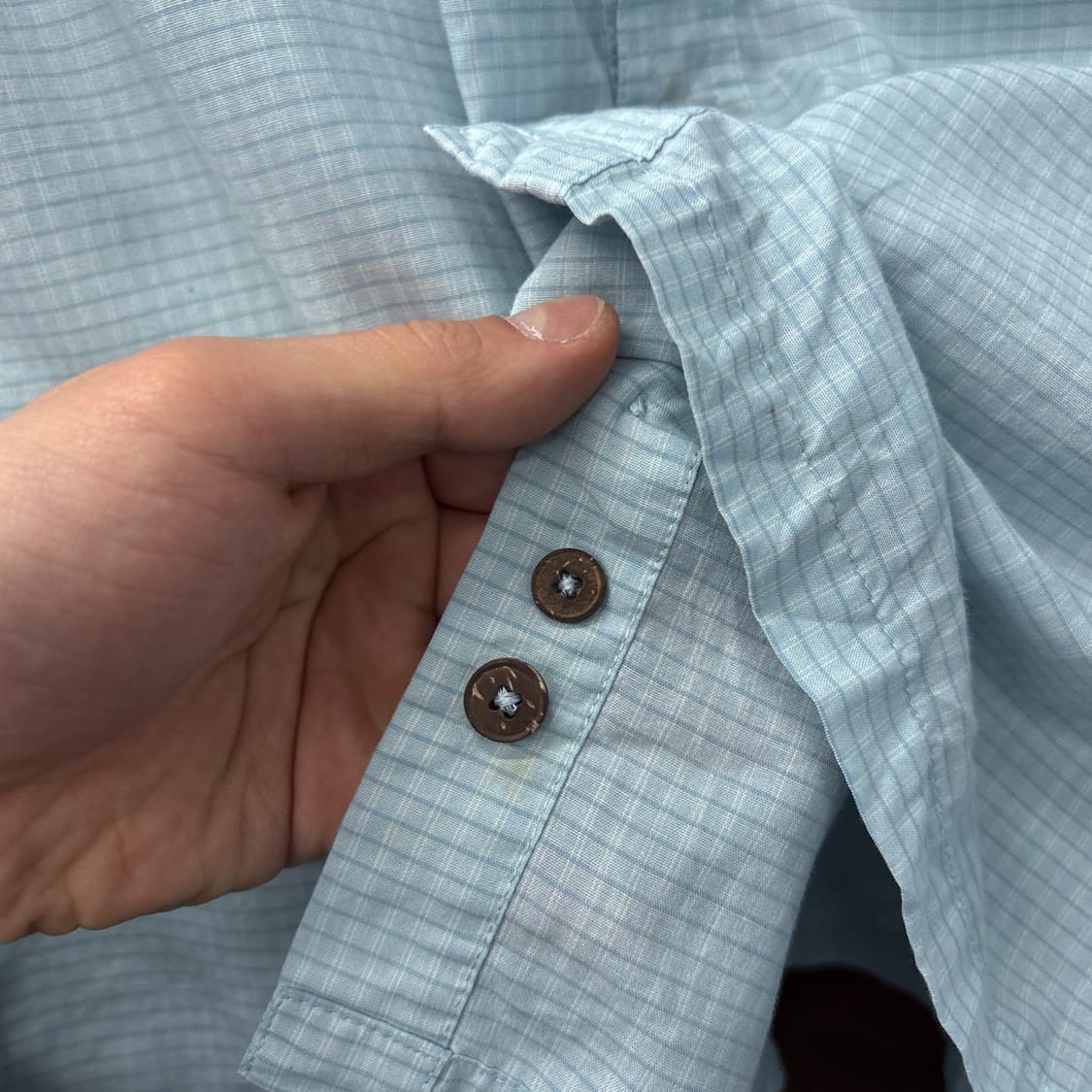 00s 파타고니아 마이크로 체크 롱슬리브 아일랜드 호퍼 셔츠 N1085 상품이미지7