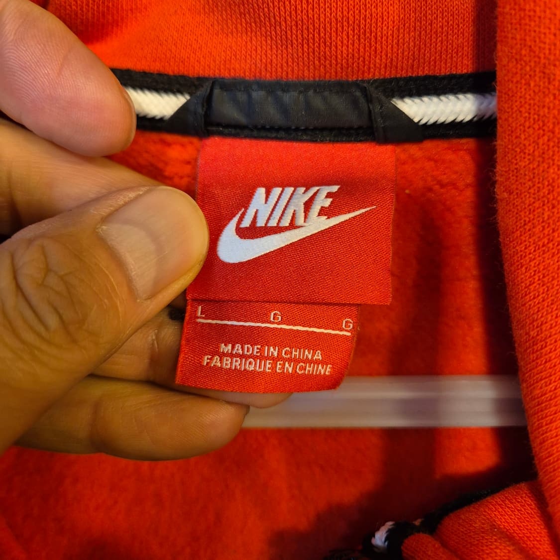 L 나이키 배색 후드집업  상품이미지3