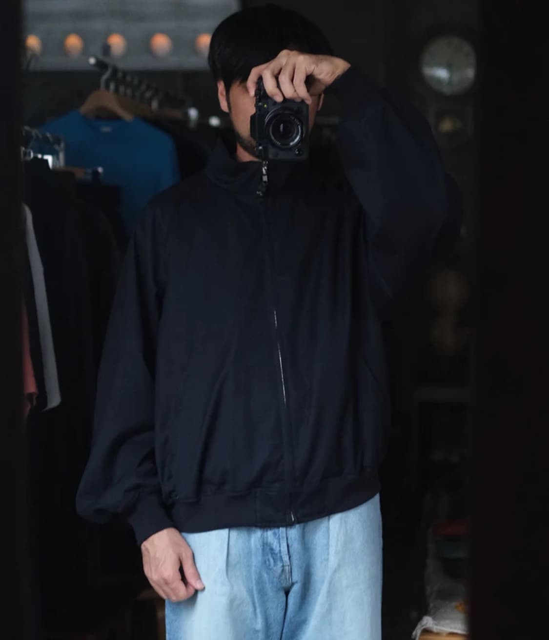 [3]헤릴 이집티안 코튼 치노 위켄드 자켓 네이비 상품이미지2