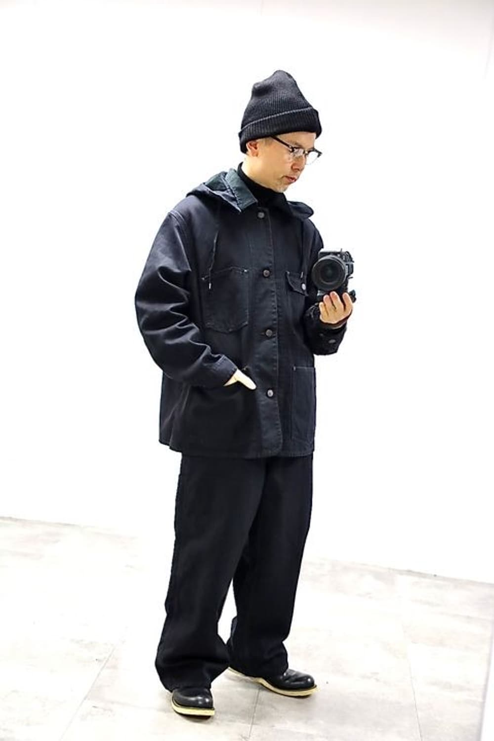 26ss Vintage Silk Hemp Coverall Jacket 상품이미지6
