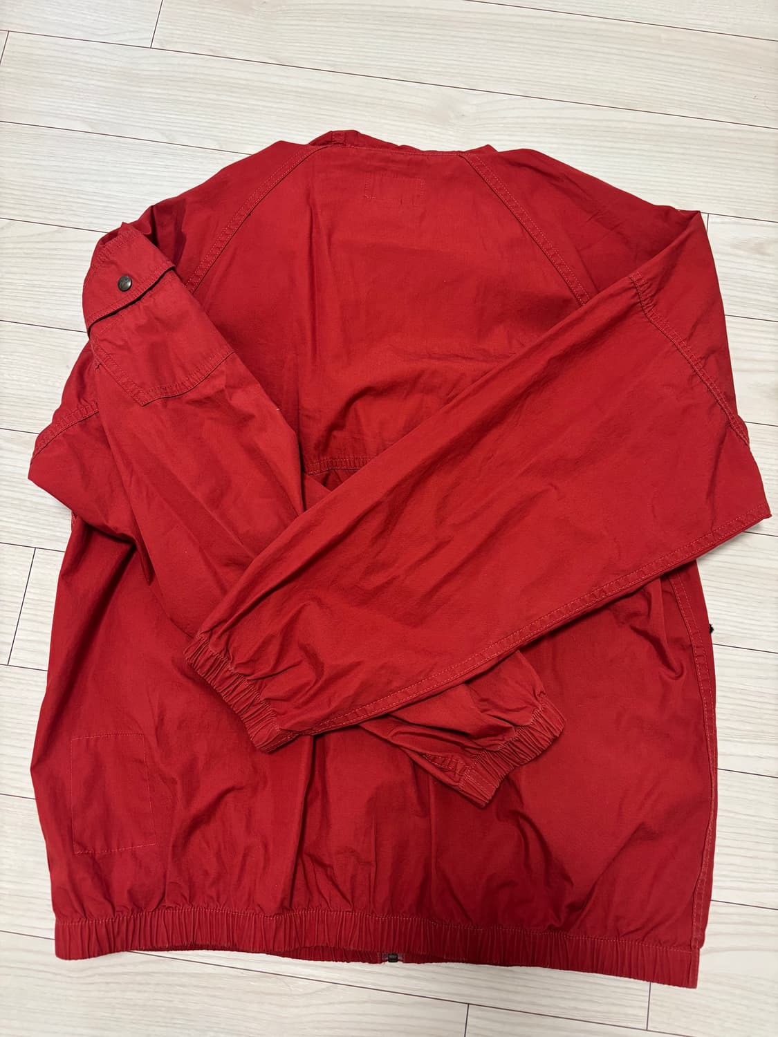 카키스 후드 윈더자켓 레드 s 상품이미지2