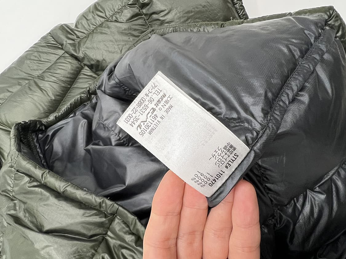 몽벨 재팬 반팔 패딩 상품이미지4