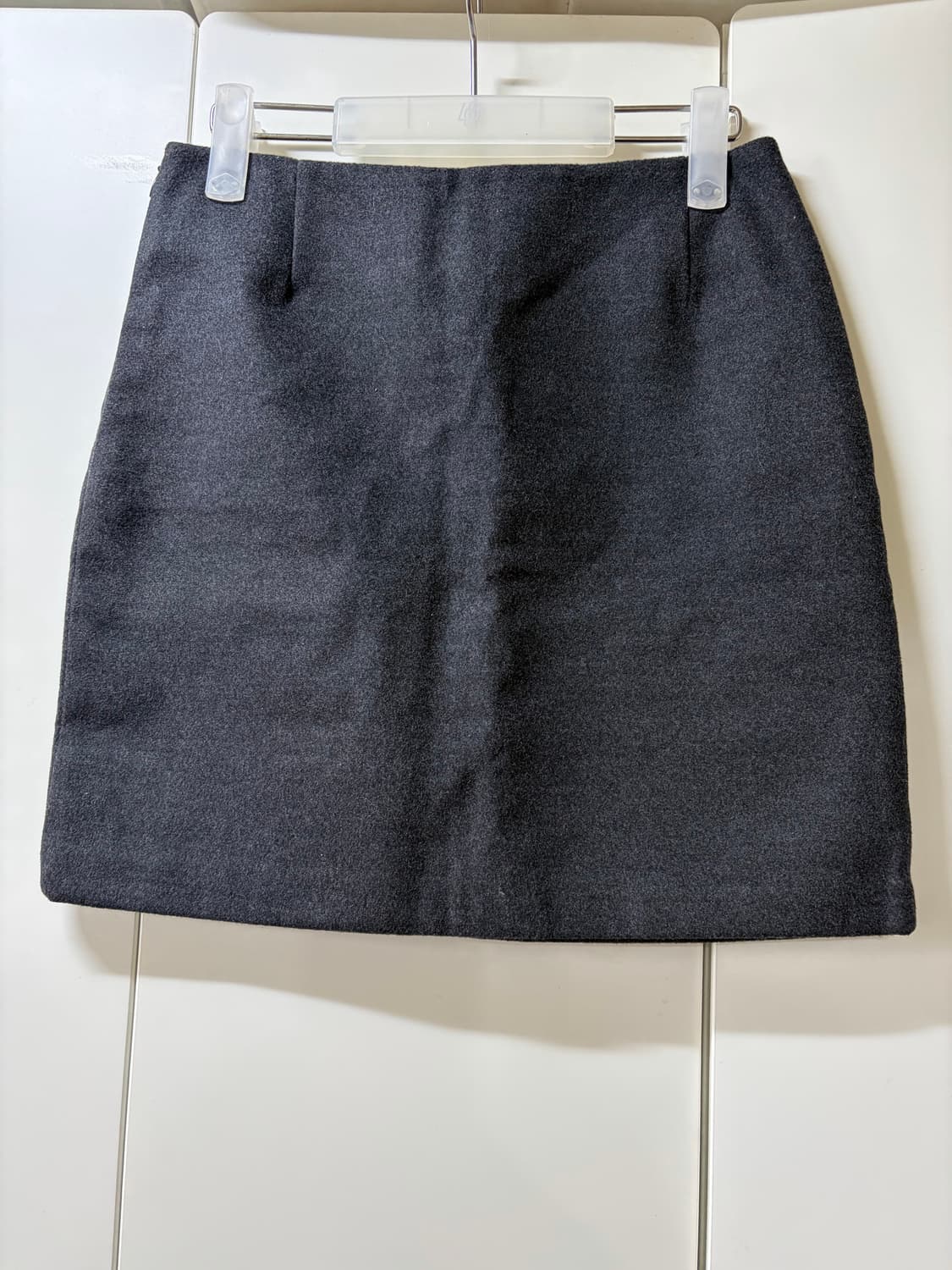 모직 그레이 미니스커트 (새상품) 상품이미지2