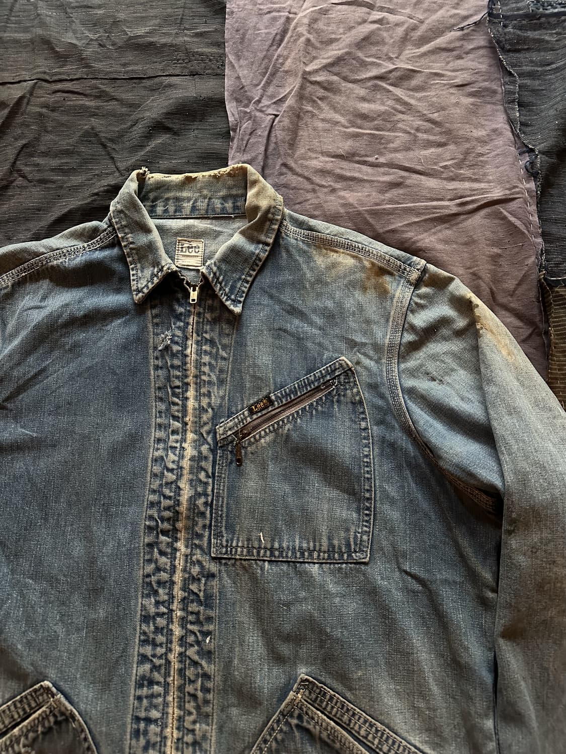70s LEE USA Vintage 91-B Denim Jacket 상품이미지3