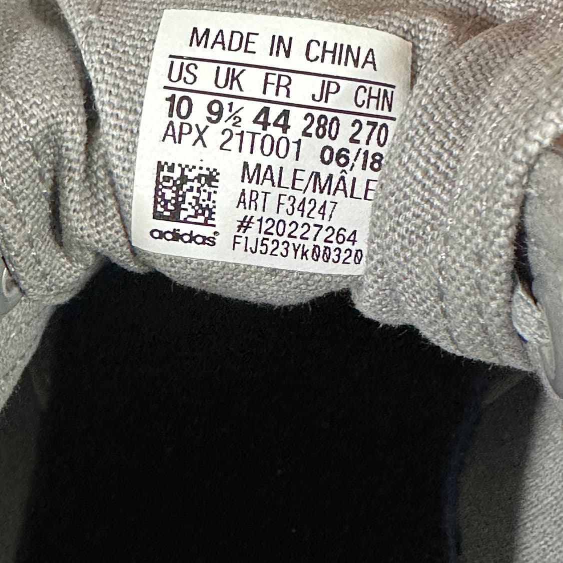 아디다스 X 라프 시몬스 디트로이트 러너 그레이 마룬 상품이미지9