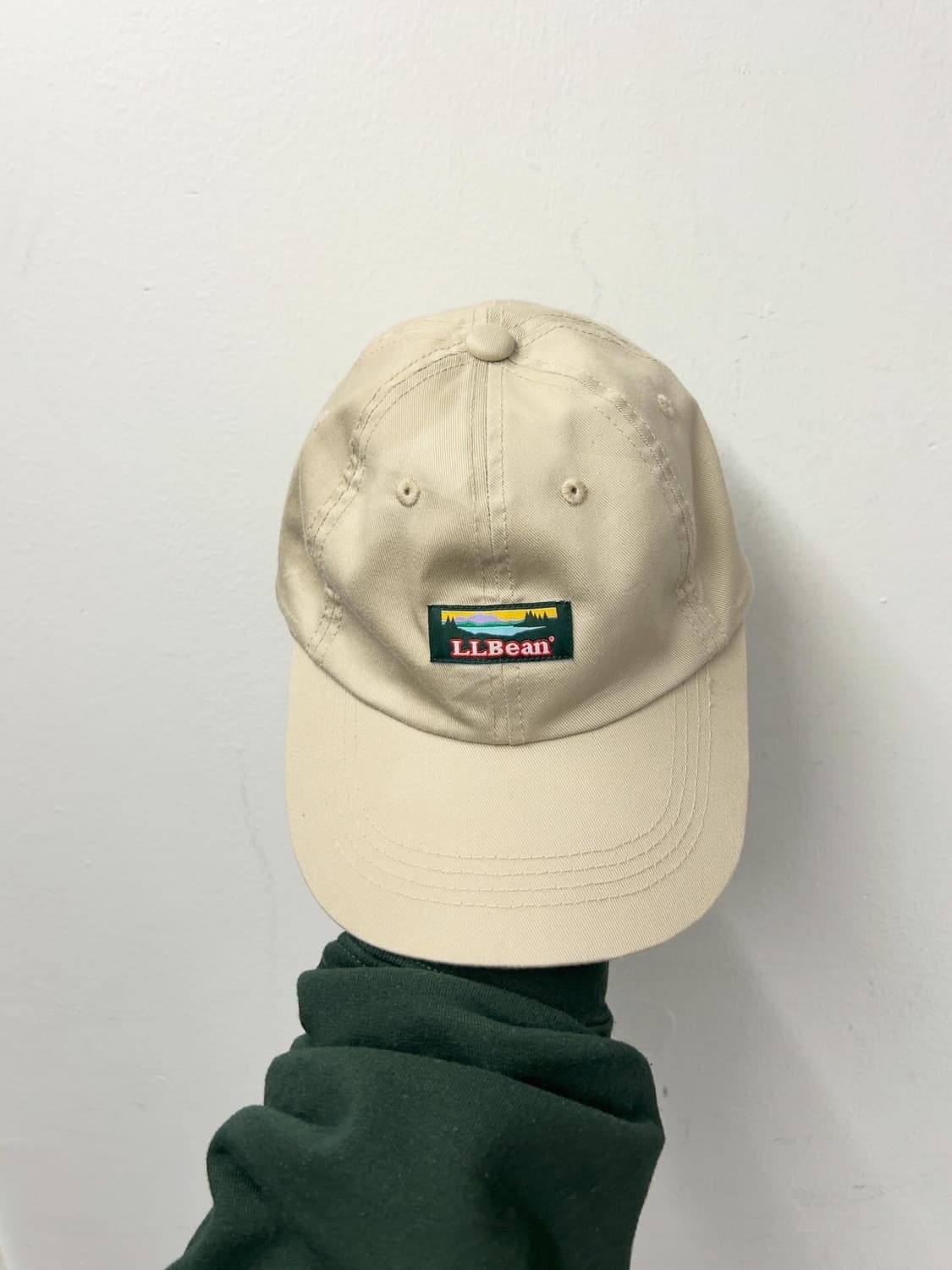 LLBean 엘엘빈 베이지 코튼 볼캡 상품이미지1