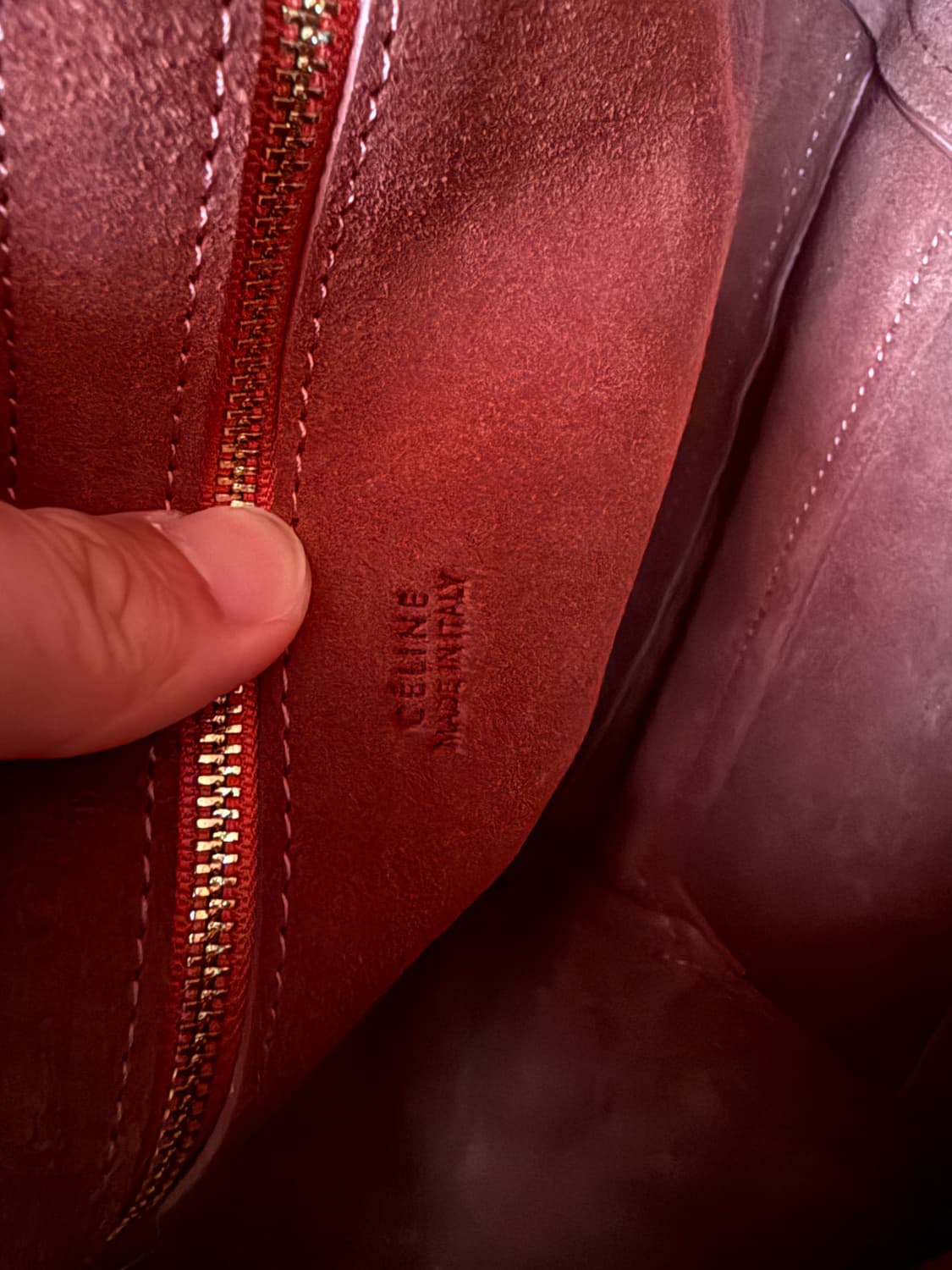 올드 셀린느(CELINE) 레더 상글 버킷 숄더백(ITALY) 상품이미지10