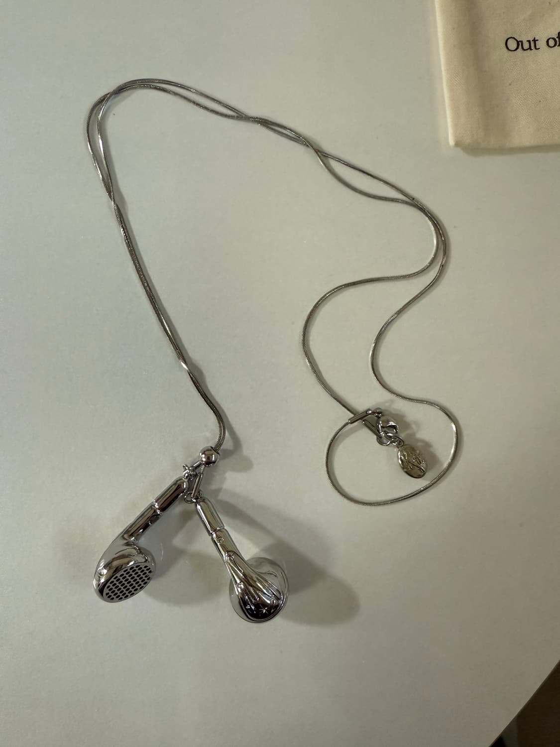 카시코 x 센티멍 슬라이드 이어폰 네클리스 상품이미지4