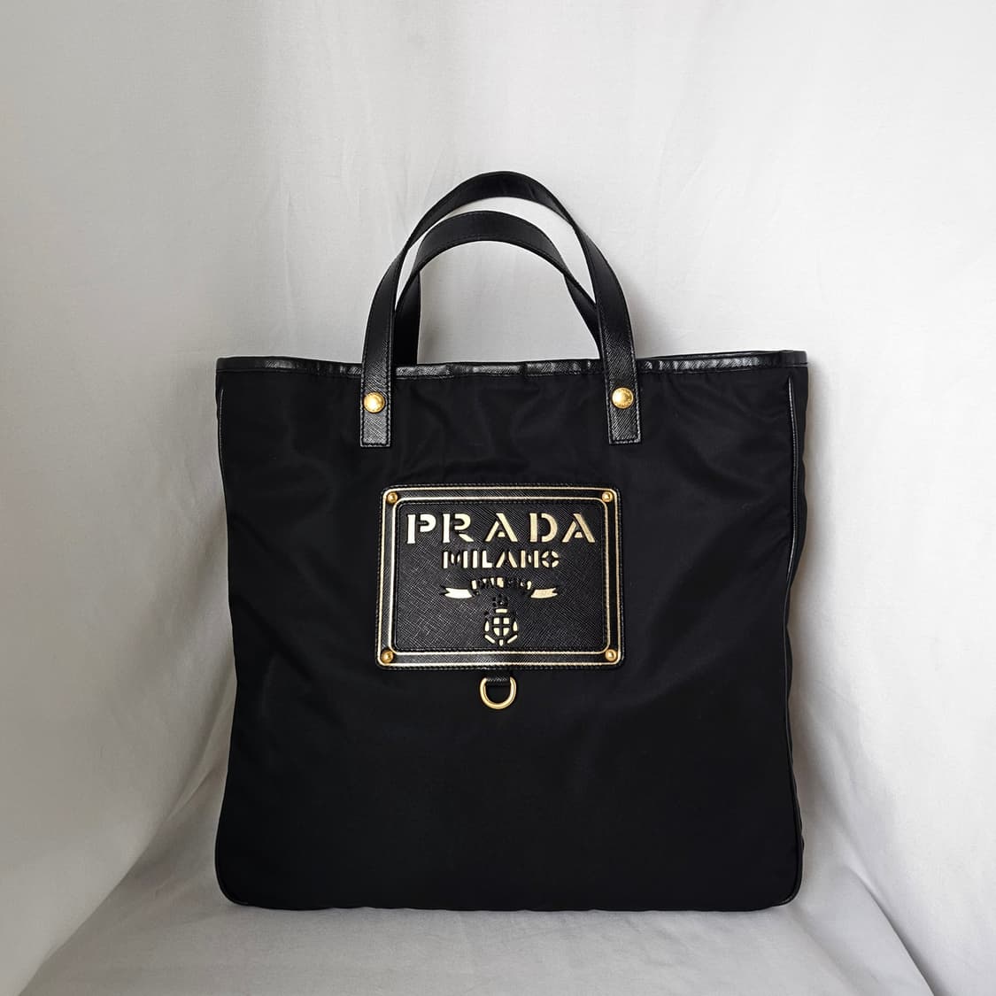 [정품 PRADA] 프라다 금장 나일론 토트백 서류가방 상품이미지2