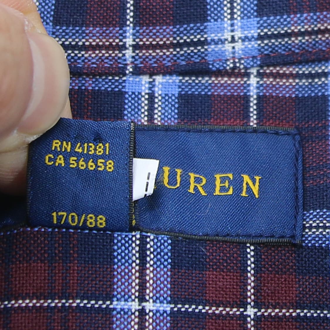 (착용컷) 폴로 랄프로렌 체크 셔츠 (95-100) 상품이미지7