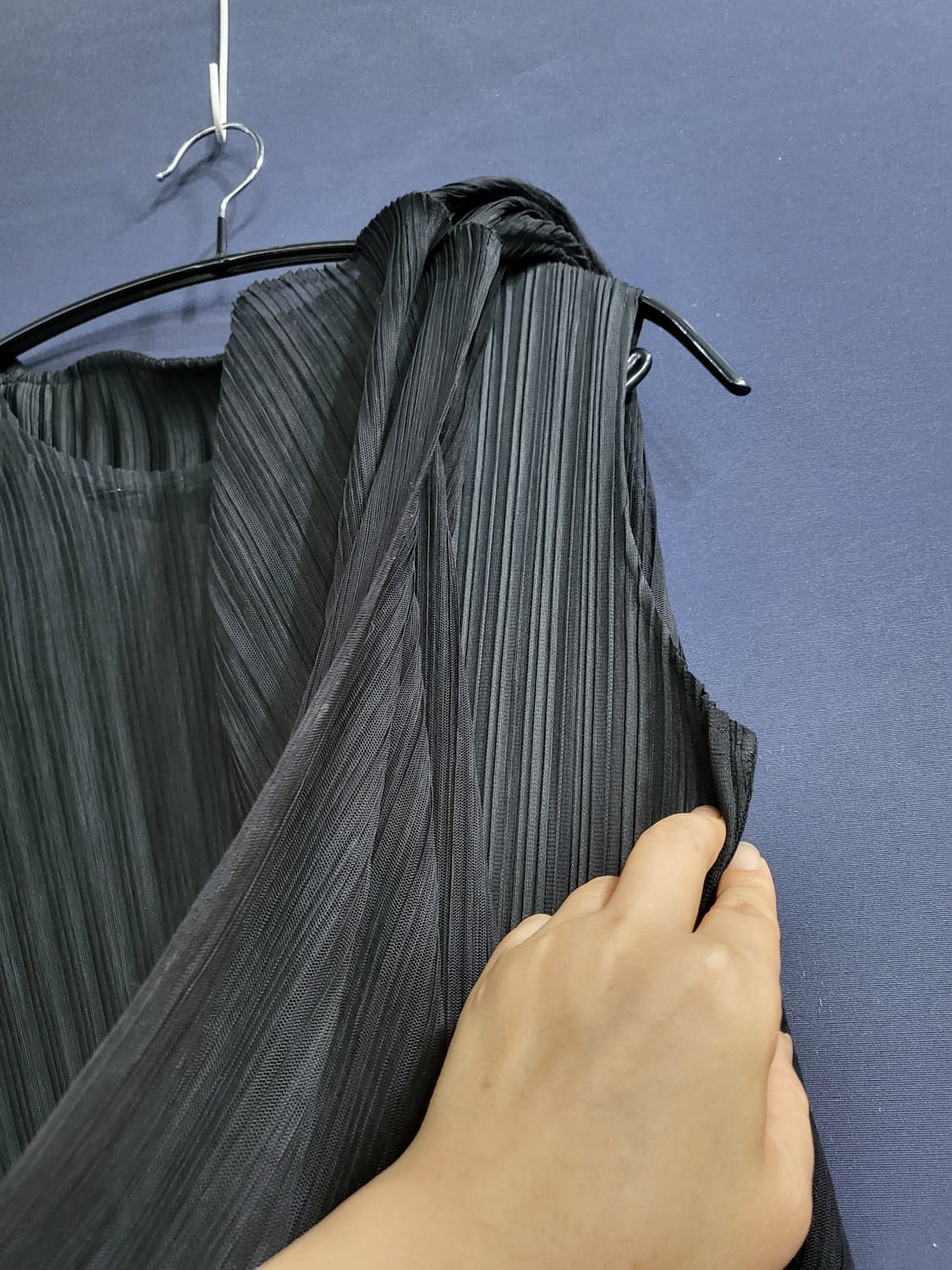 플리츠 민소매 롱원피스 상품이미지3