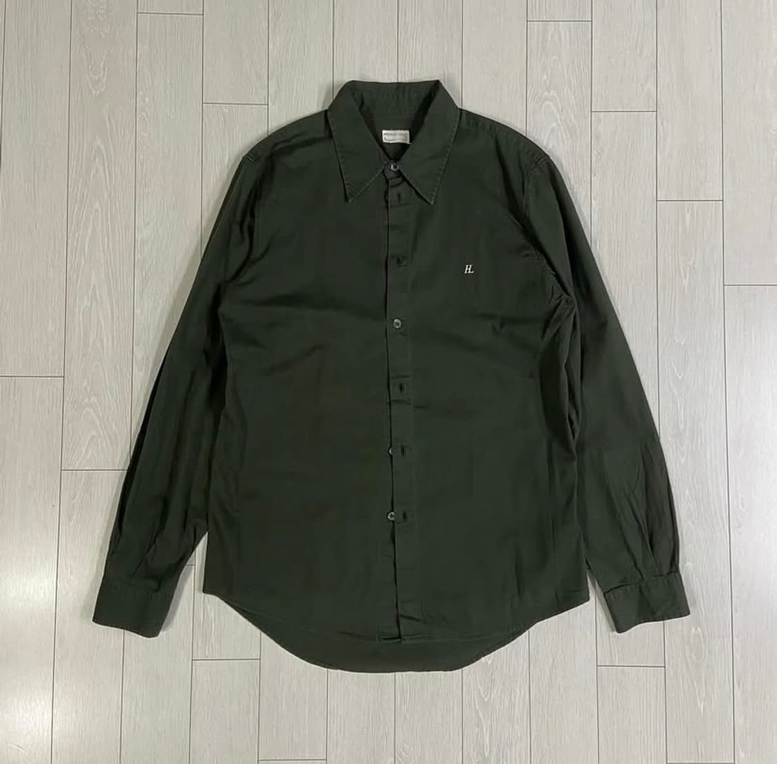 [48] 1998 헬무트랭 HL로고 밀리터리 셔츠 상품이미지2