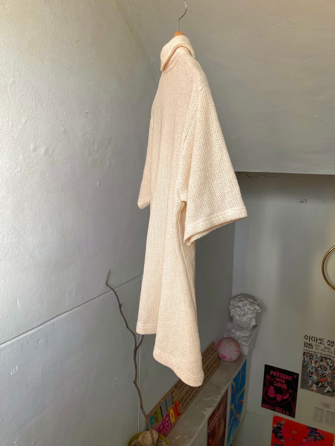 면 75% 남성용 레이어드 반팔 니트 상품이미지8