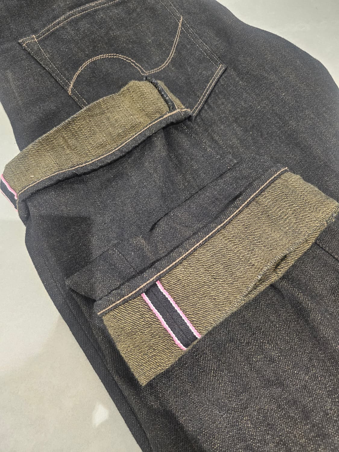 오니 데님 oni denim 246 bkol 12.5oz 셀비지 38 상품이미지4