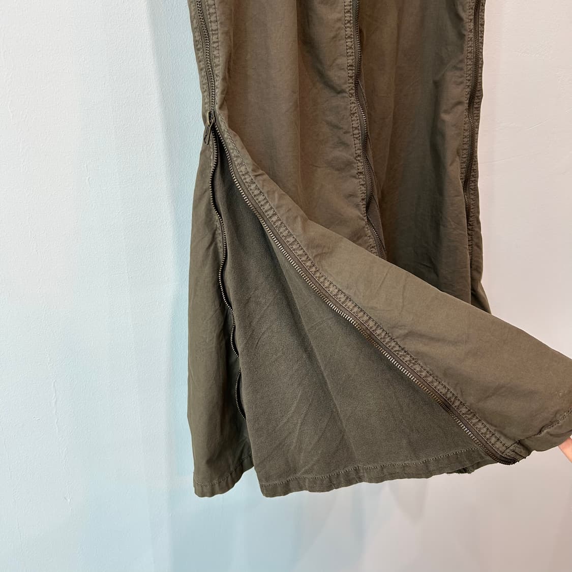 Goa 카키 스커트 상품이미지5