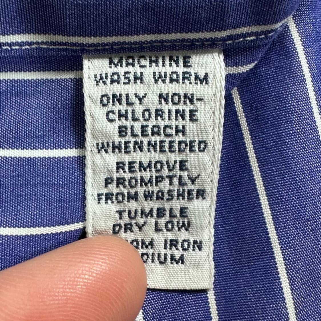 폴로 랄프로렌 블루 스트라이프 셔츠 상품이미지6