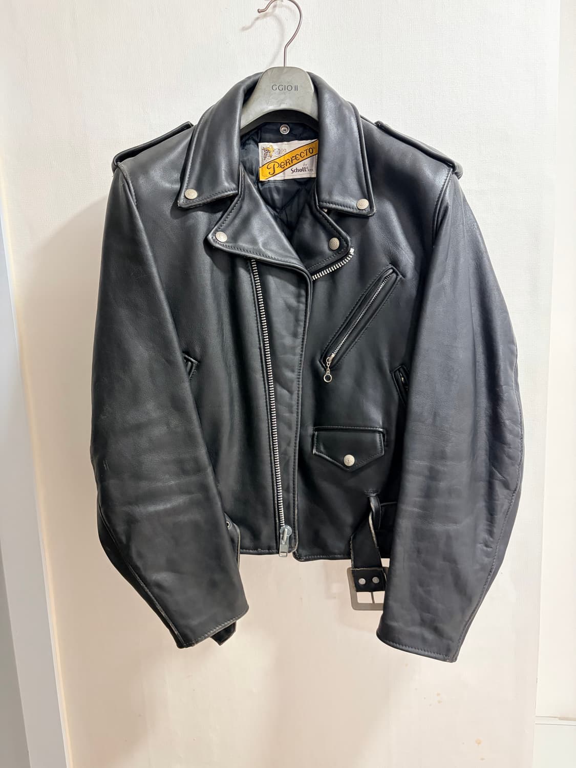 쇼트 퍼펙토 라이더 자켓 무장전선 커스텀 상품이미지1