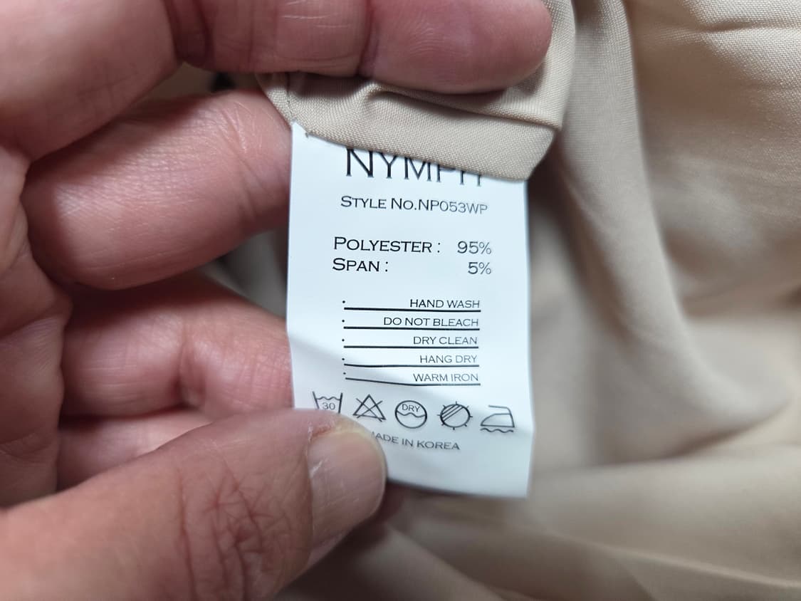 님프(NYMPH) 스카프 원피스 55 새상품 상품이미지5