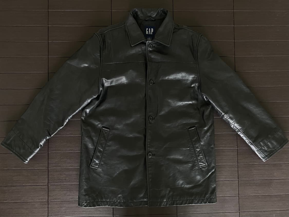 (L) 올드갭 레더 카코트 상품이미지1