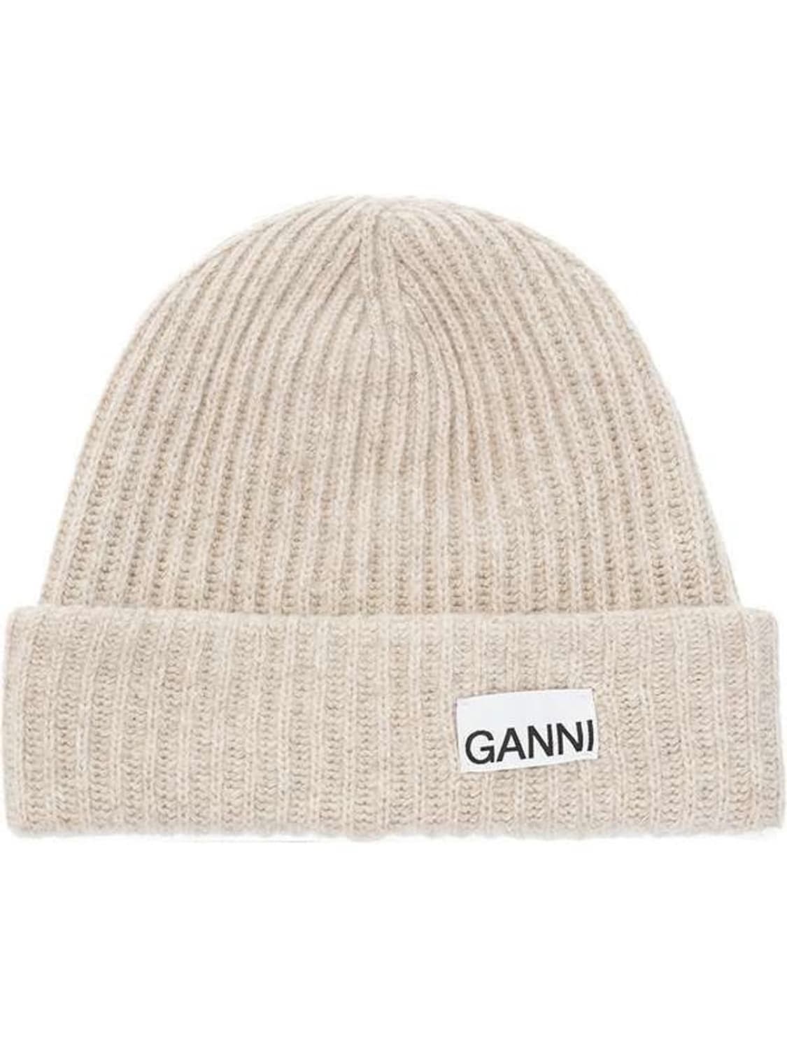 ganni 오버사이즈 로고 비니 샌드 베이지 상품이미지3