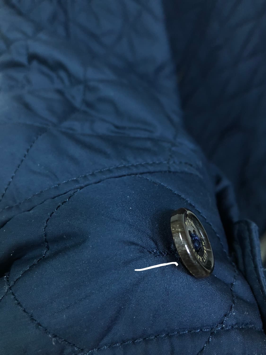 폴로 랄플로렌 남성 퀼팅 누빔 바라쿠타 헤링턴 자켓 _ 네이비 XL 상품이미지9