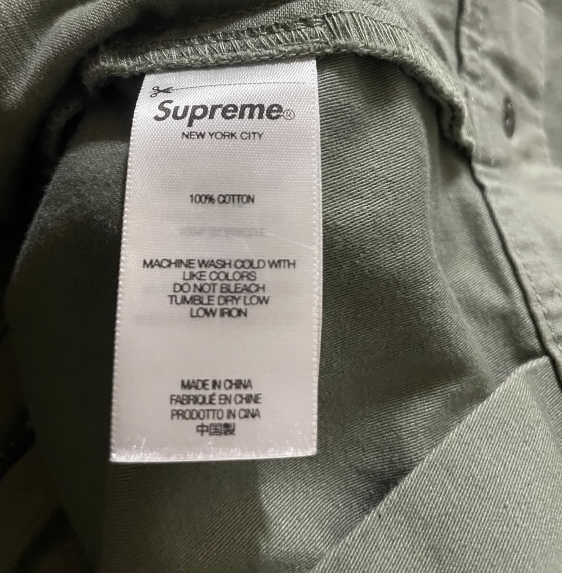 슈프림 24ss 카고팬츠 올리브 상품이미지4