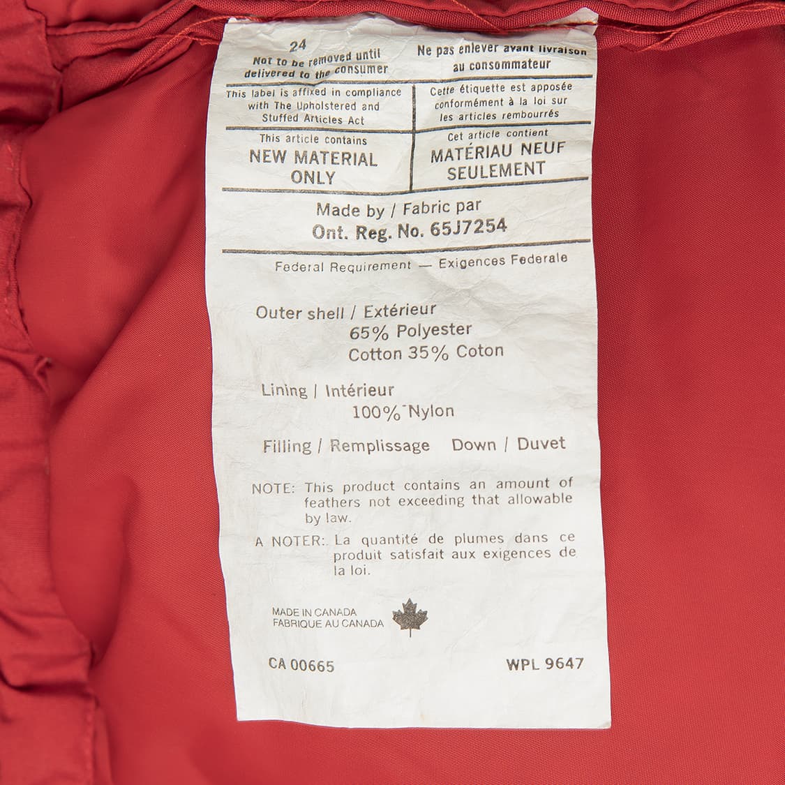 [S] 70s 에디바우어 카라코람 다운 파카  상품이미지10