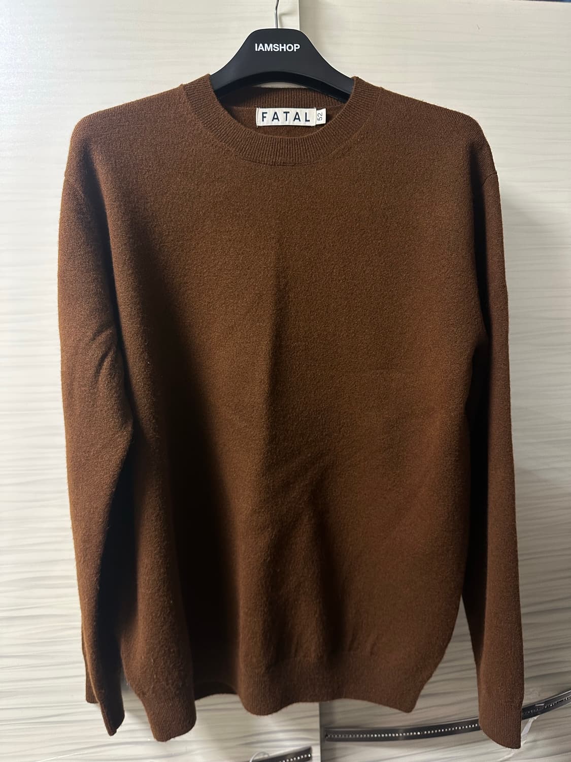 브라운 니트 L 상품이미지1