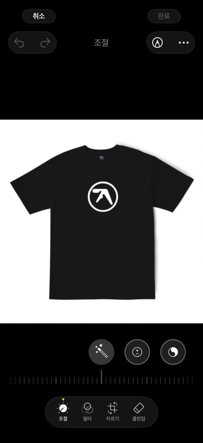 Aphex twin official merch black tee 상품이미지1