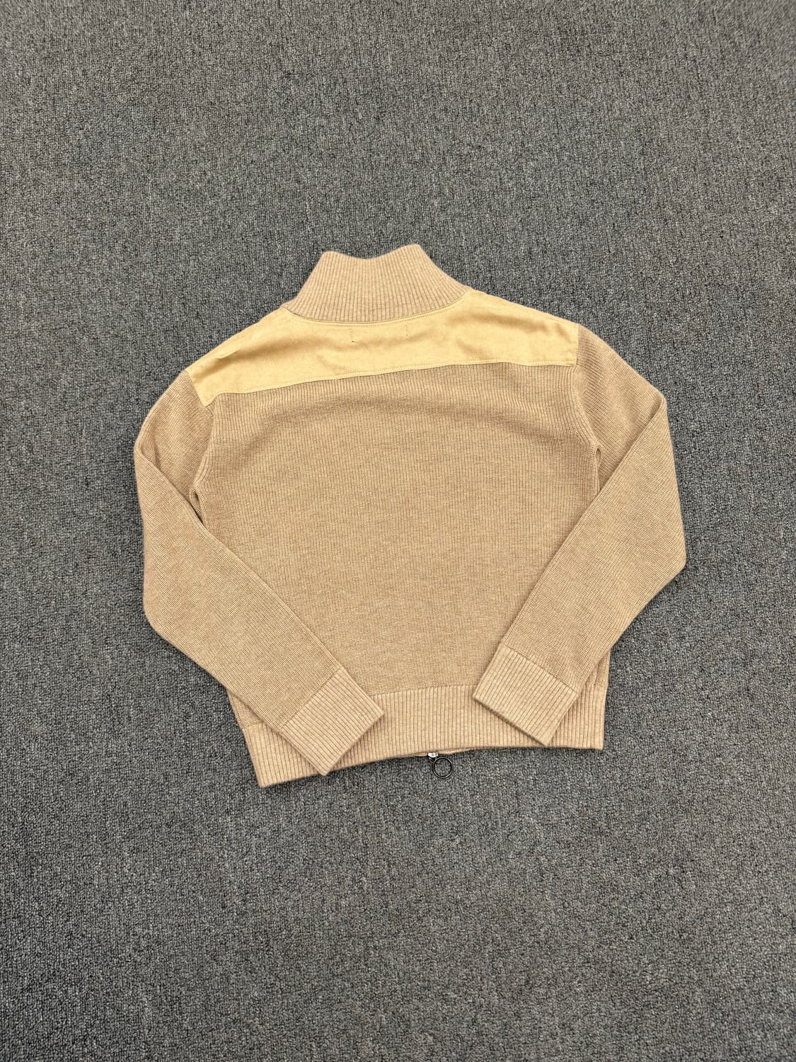 38)Brahmin 빈티지 투웨이 스웨이드 베이지 여성 니트집업 상품이미지5