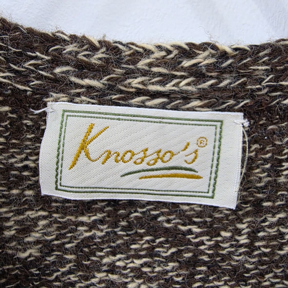 90년대 이탈리아산 패턴 니트 빈티지 가디건 상품이미지9