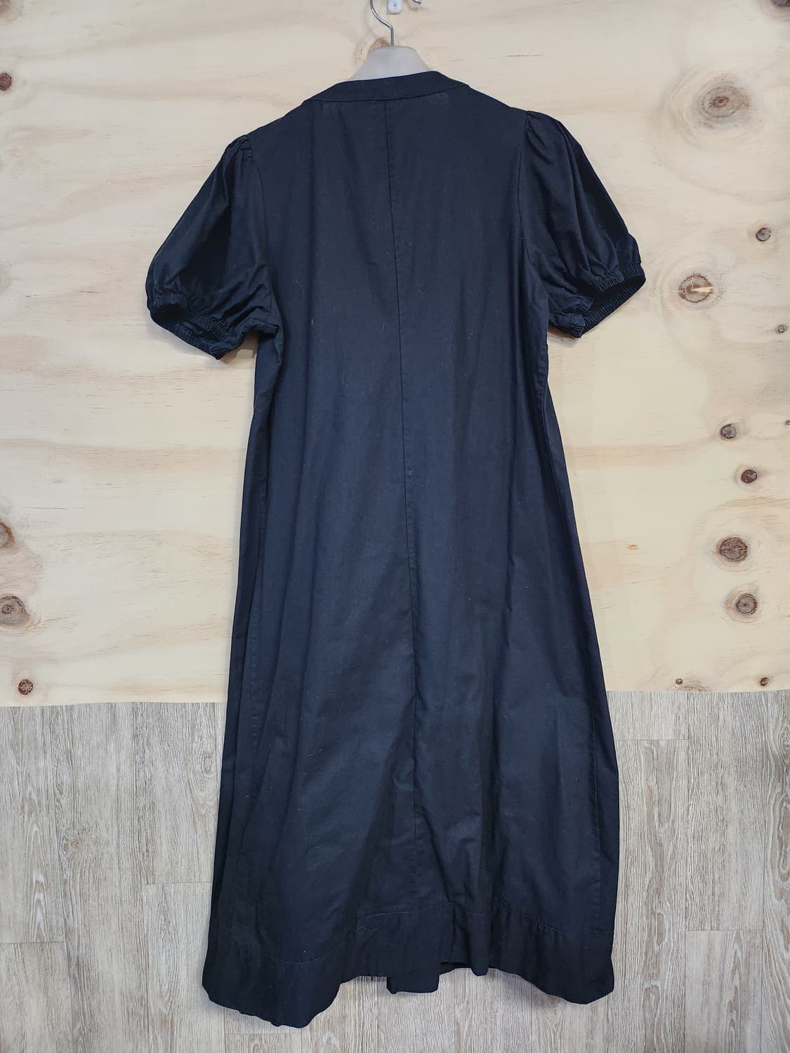 699) 오픈프로덕트 퍼프 소매 롱 원피스 상품이미지2