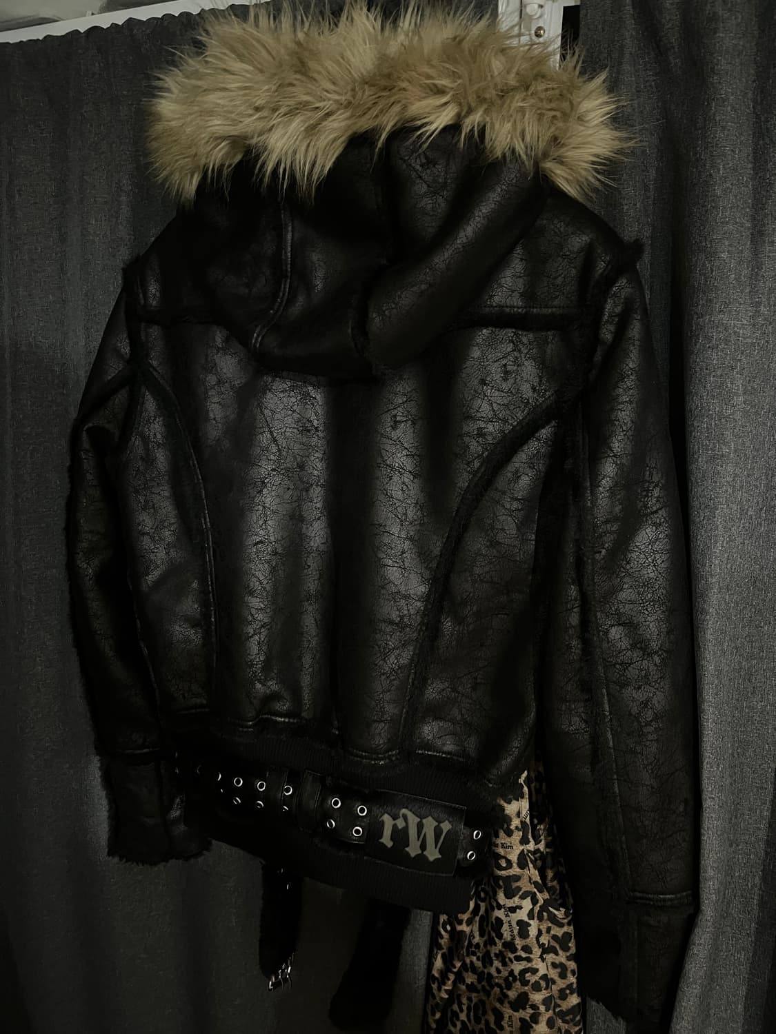 Racer worldwide sheepskin jacket M 상품이미지3
