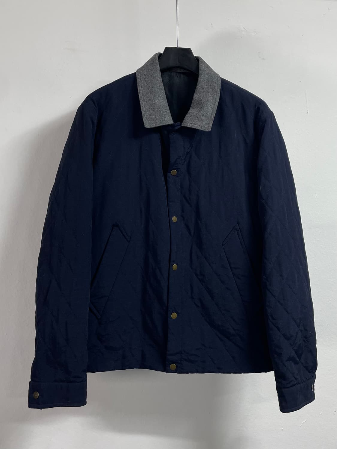 아미 네이비 퀼티드 자켓 (on.438) 상품이미지1