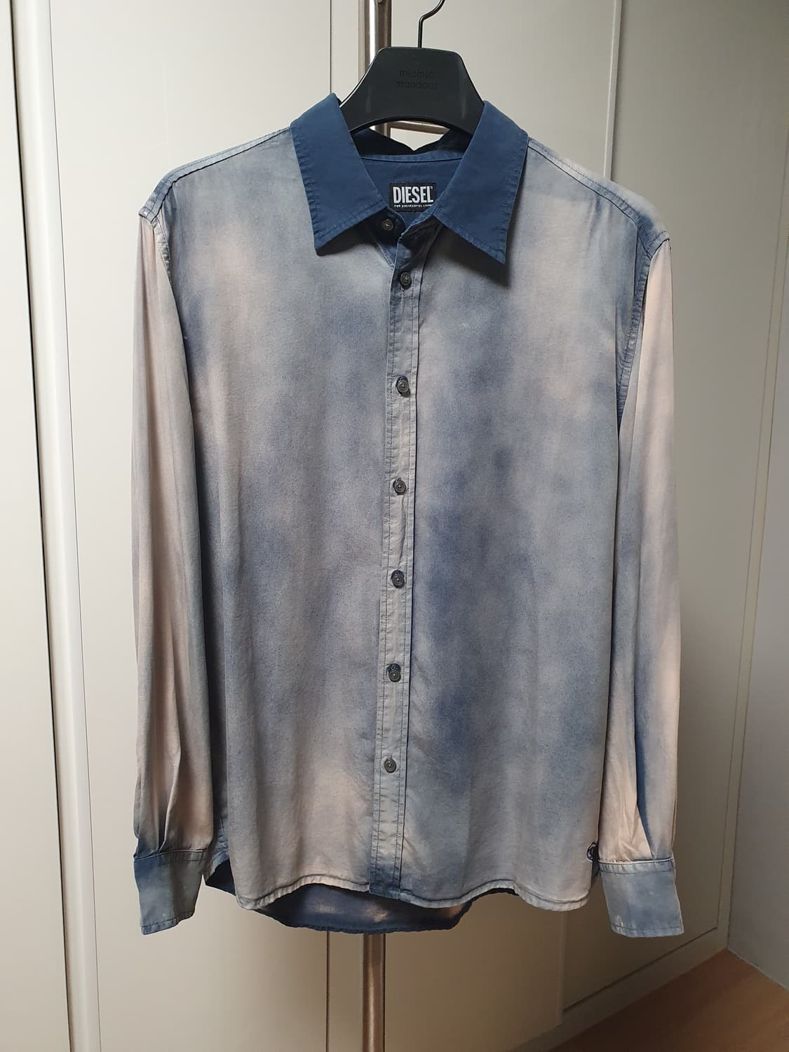 Diesel 블루 셔츠 상품이미지1