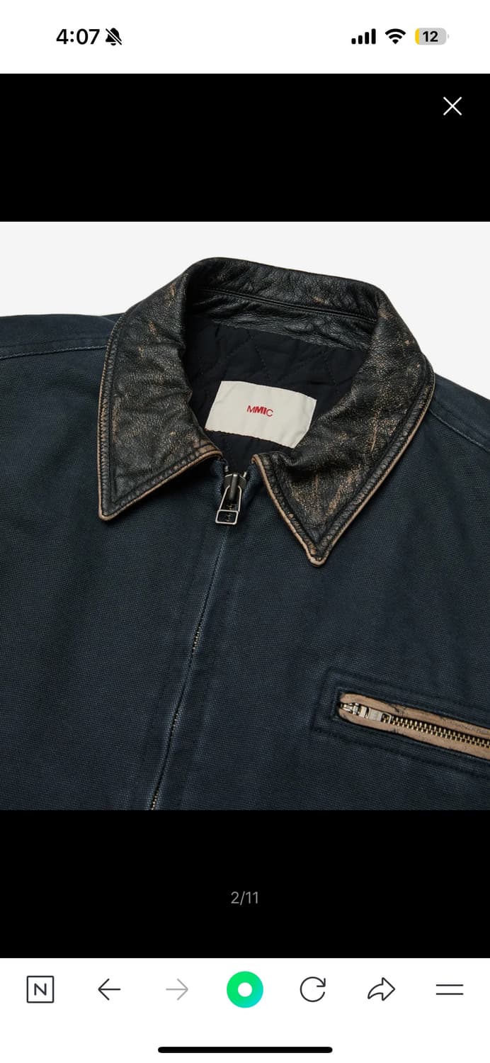 mmic 워크자켓 네이비 L사이즈 상품이미지2