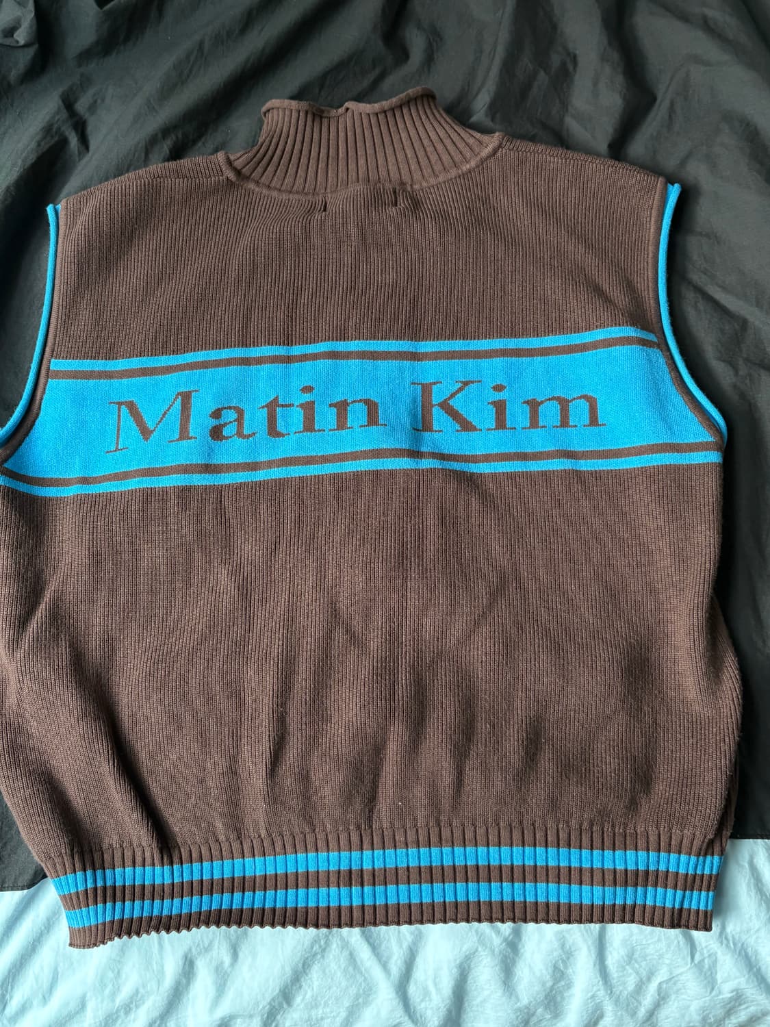 마뗑킴 니트 베스트 L 유니섹스 상품이미지1