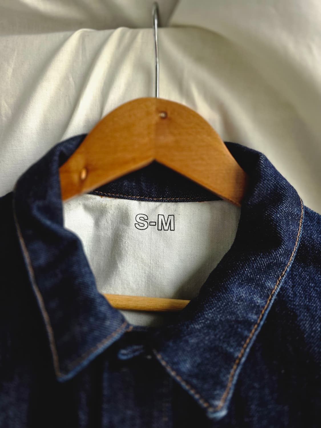 무지 라보 재팬 데님 재킷 M (필수 실측 참고) 상품이미지6