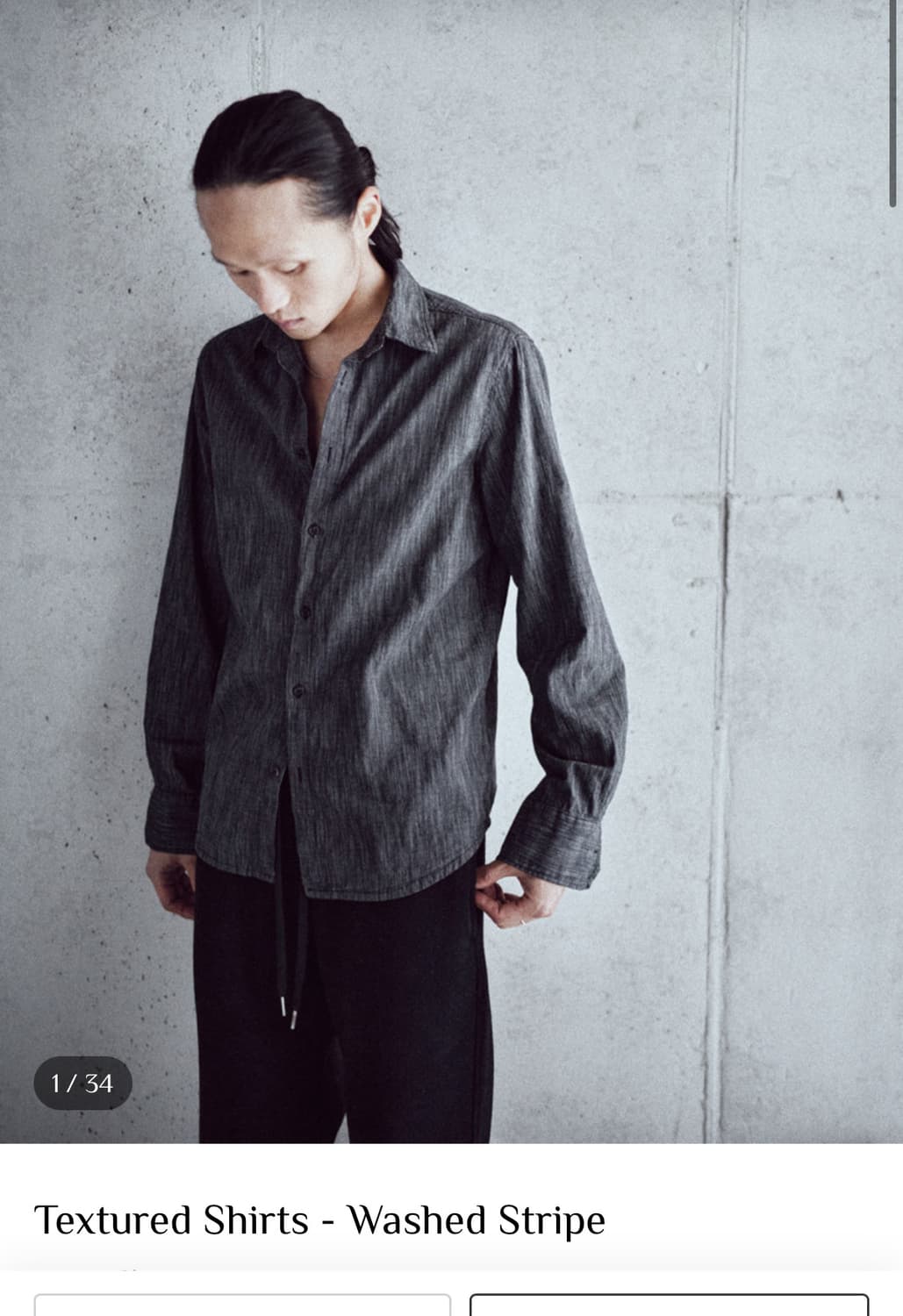 모노프리베 텍스쳐드 셔츠 3사이즈 상품이미지1