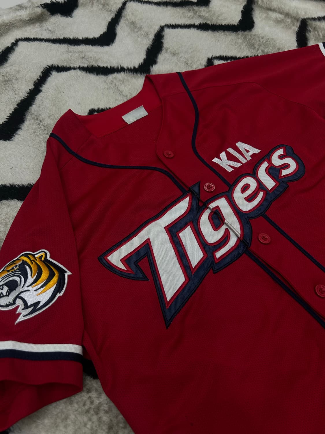 [L]네포스 기아타이거즈 반팔유니폼/안치홍 상품이미지1