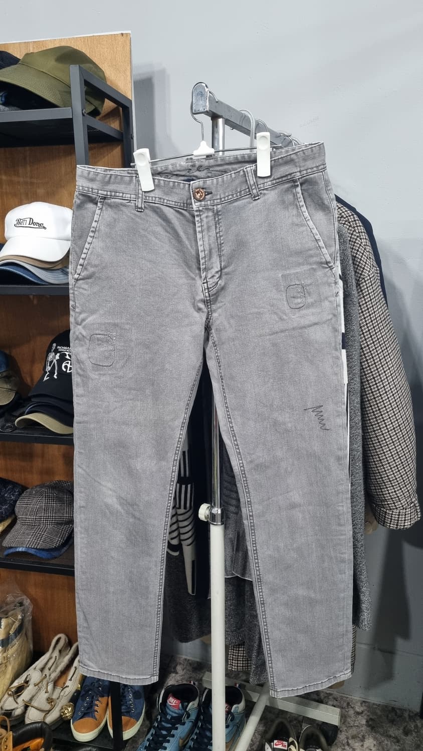 SERIES HIPSTER (코오롱) 그레이 데미지 스판데님 32사이즈 상품이미지1