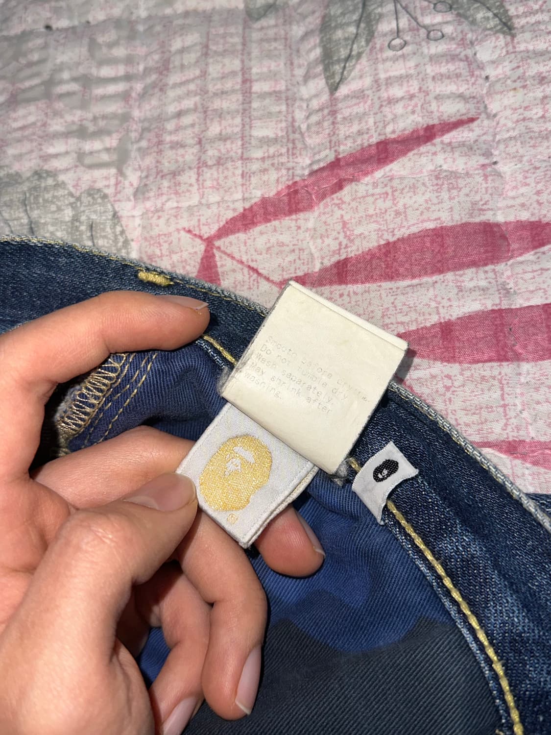 베이프 사루 데님팬츠 상품이미지6