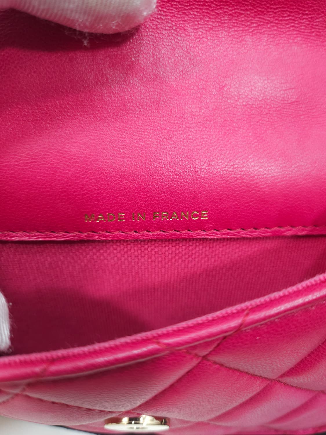 [정품] 샤넬 클래식 탑핸들 플랩 코인퍼스 WOC 체인백 ap2200 상품이미지9