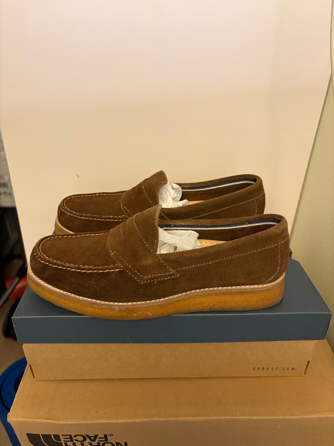 G.H. BASS & CO. 스웨이드 페니 로퍼 8.5(265) 상품이미지1