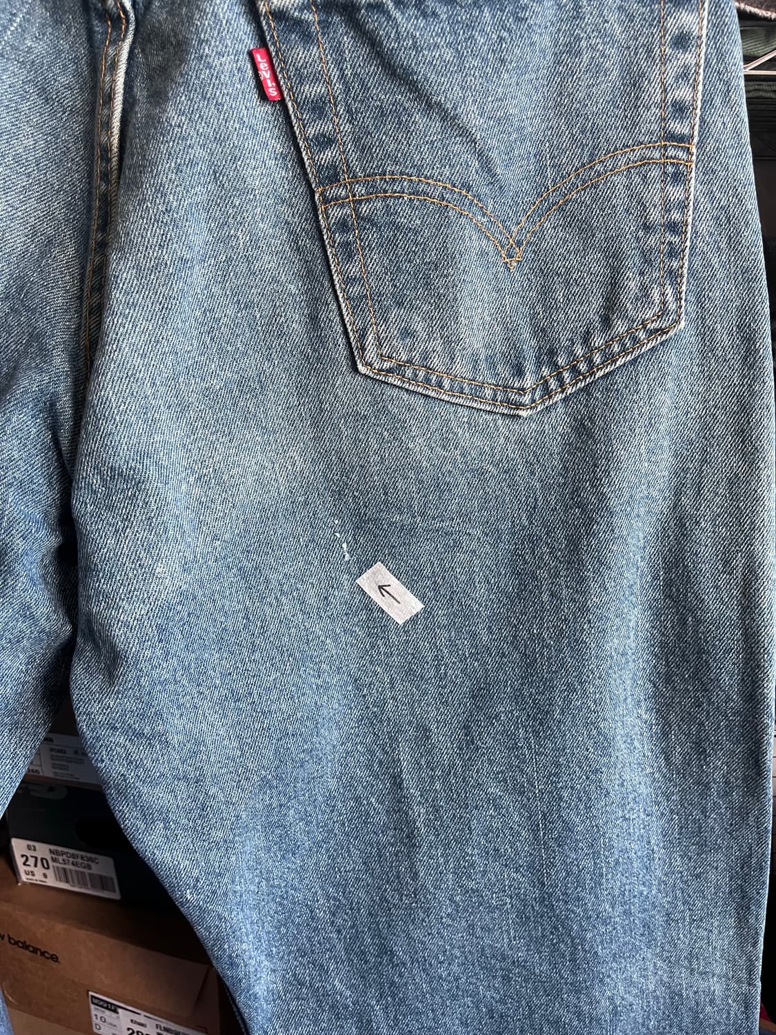 90s usa 리바이스 565 와이드 레그 상품이미지6