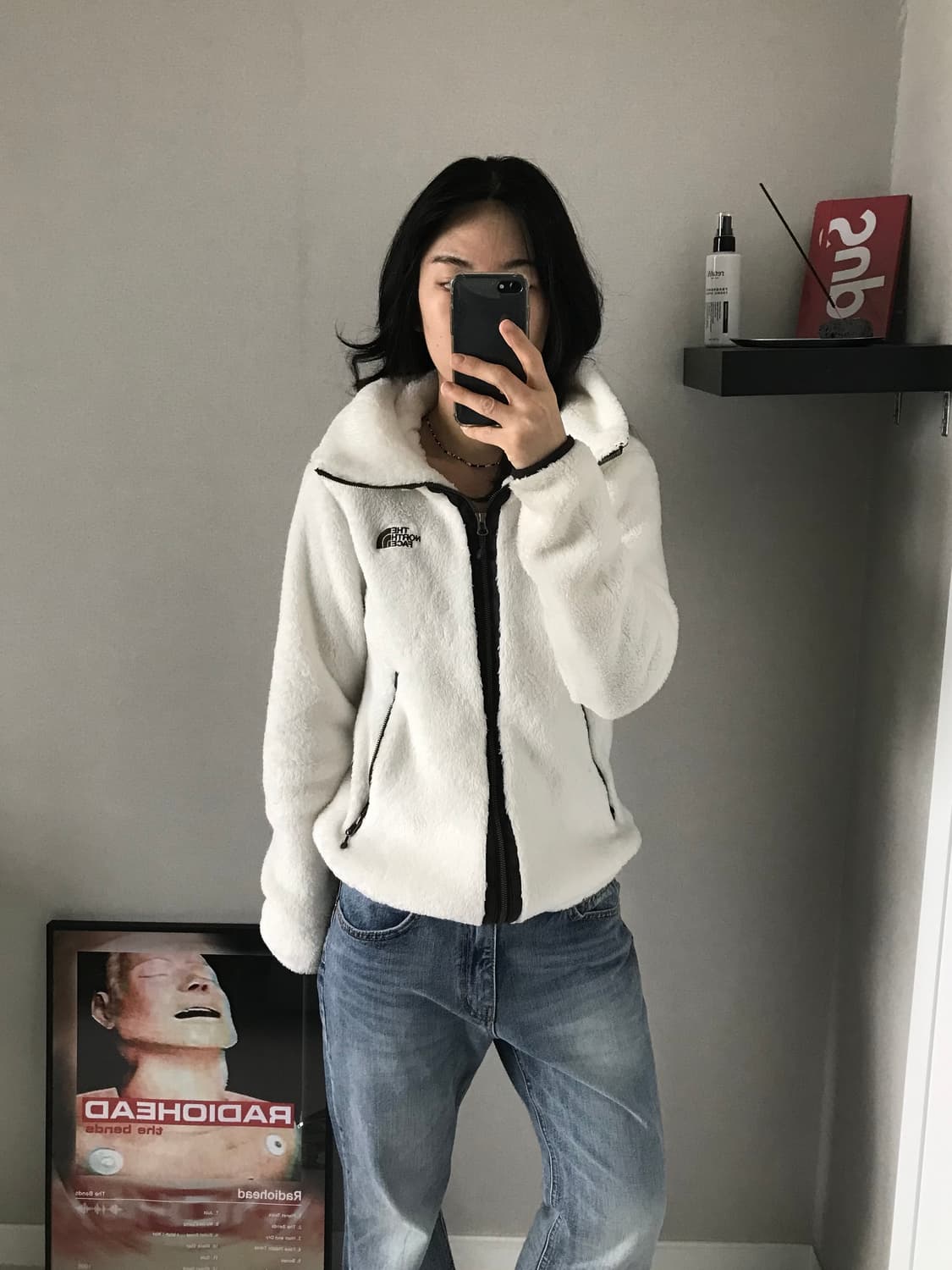 노스페이스 화이트 라벨 플리스 후드집업 상품이미지3